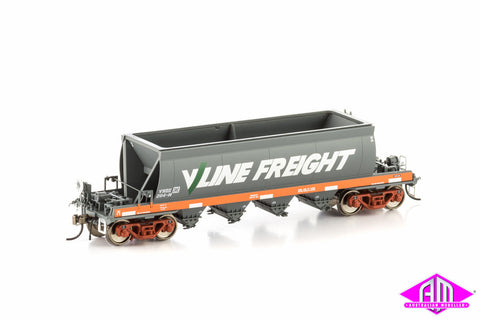 VHDX Quarry Hopper, Orange & Grey with V/Line Freight Logo, Single Car VHW-23