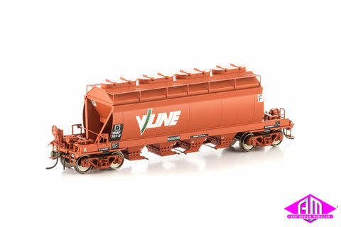 VHAF Phosphate Hopper, Wagon Red with V/Line Logo, 4 Car Pack VHW-2