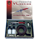 VL-3AS - Airbrush Set - Double Action - .55, .75, 1.05mm Heads (Replaces VL-SET)