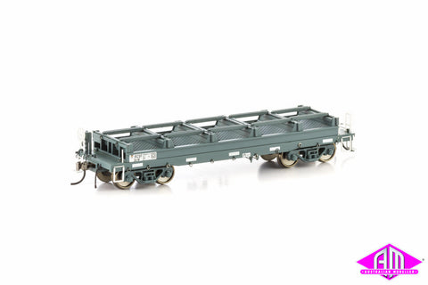 RCSF Coil Steel Wagon National Rail Grey (no tarp supports) 4 Car Pack VSW-14