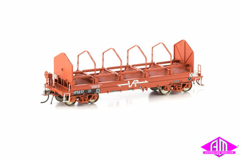 VFSX Coil Steel Wagon Large VR Logo (with tarp supports) 4 Car Pack VSW-8