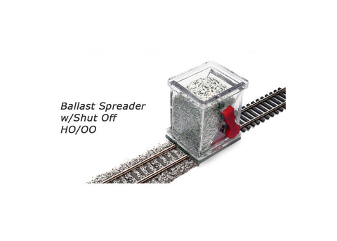 BS-HO-04 Ballast Spreader With Shutoff HO Scale