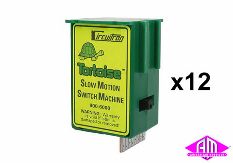 Circuitron - 800-6012 - Tortoise Switch Machine Value (12 Pack)