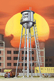 933-2826 - City Water Tower - Assembled (HO Scale)