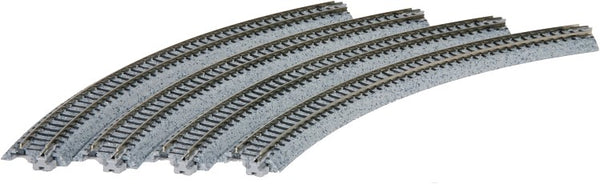 KATO 20-100 N.4 Binario Curvo Con Lastre Radio 45° Mm.249 R249-45 Escala N