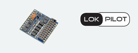 59220 - LokPilot 5 FX Function Only DCC - 8-pin NEM652 (HO/O Scale)