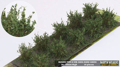 WB-SADG - Bushes - Type A - Dark Green