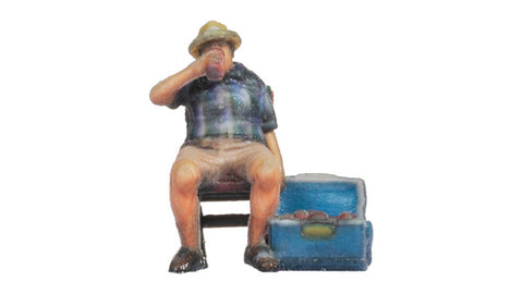 Noch 10431 - Man on a Folding Chair (HO Scale)