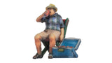 Noch 10431 - Man on a Folding Chair (HO Scale)