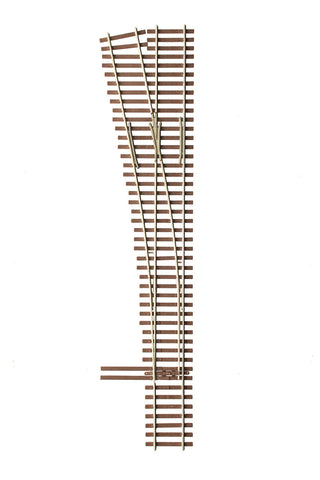 Micro Engineering - 14-710 - Turnout - Code 83 - #5A Standard Turnout - Left Hand (HO Scale)