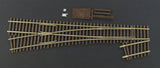 Micro Engineering - 14-718 - Turnout - Code 83 - #5E Last Ladder - Left Hand (HO Scale)