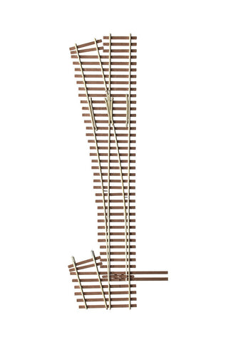 Micro Engineering - 14-718 - Turnout - Code 83 - #5E Last Ladder - Left Hand (HO Scale)