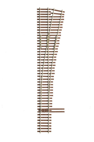 Micro Engineering - 14-811 - Turnout - Code 70 - #5A Standard Turnout - Right Hand (HO Scale)