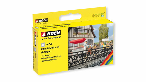 Noch 14209 - Laser-Cut Minis - Wrought Iron Railings (HO Scale ...