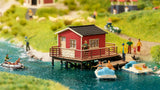 Noch 14259 - Laser-Cut Minis - Boat Hire (HO Scale)