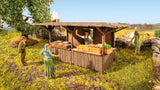 Noch 14384 - Laser-Cut Minis - Medieval Stall (HO Scale)