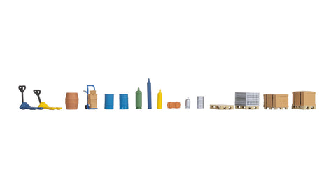 Noch 14823 - Freight Station Accessories (HO Scale)