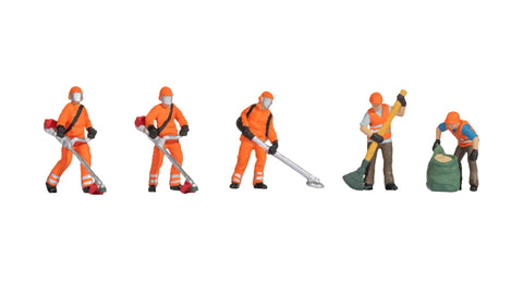 Noch 15064 - Figure Set - Mowing (HO Scale)