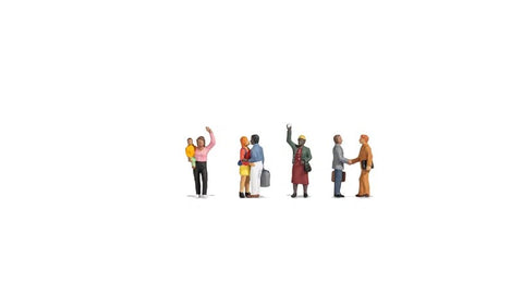 Noch 15216 - Figure Set - Farewell (HO Scale)