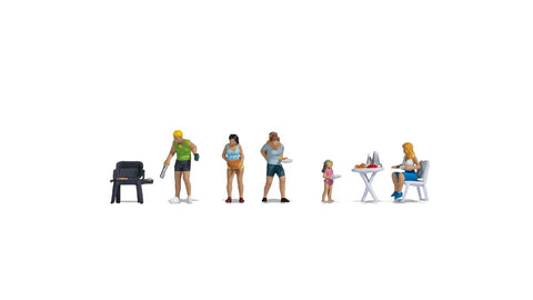 Noch 15881 - Figure Set - People Camping (HO Scale)