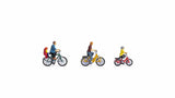 Noch 15909 - Figure Set - Family on a Bike Ride (HO Scale)