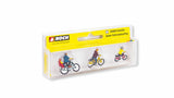 Noch 15909 - Figure Set - Family on a Bike Ride (HO Scale)