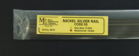 Micro Engineering - 16-055 - Weathered Rail - Code 55