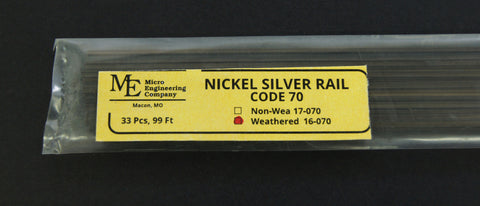 Micro Engineering - 16-070 - Weathered Rail - Code 70
