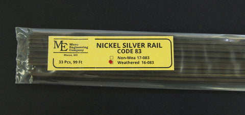 Micro Engineering - 16-083 - Weathered Rail - Code 83