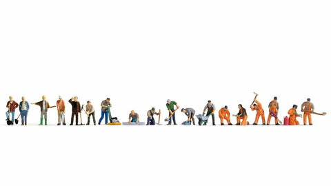 Noch 16111 - XL Figure Set - At Work (HO Scale)