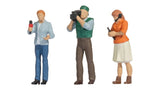 Noch 16605 - Funny Scenes - Reporter Team (HO Scale)