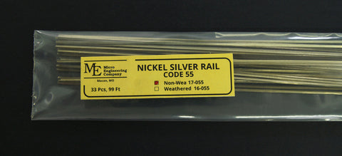 Micro Engineering - 17-055 - Non-Weathered Rail - Code 55
