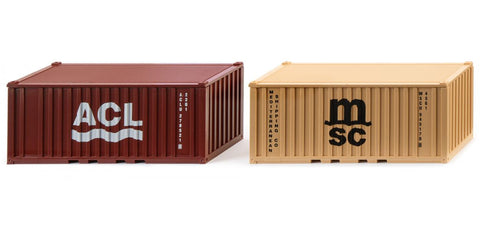 17001826 - Accessory Pack - 20' Containers (HO Scale)