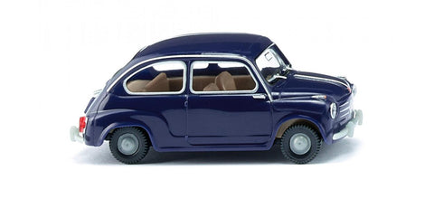 17009907 - Fiat 600 - Dark Blue (HO Scale)