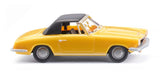 17018748 - BMW 1600 GT Convertible - Yellow (HO Scale)