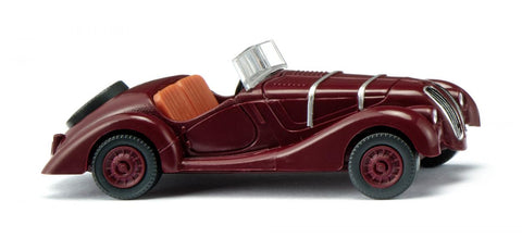 17082804 - BMW 328 - Wine Red (HO Scale)