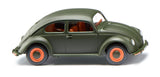 17083018 - Volkswagen Pretzel Beetle - Dark Matte Green (HO Scale)