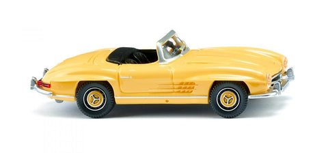 17083409 - Mercedes Benz 300 SL Roadster - Yellow (HO Scale)