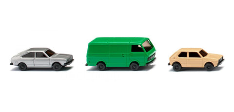 17091504 - Two Cars and a Box Van (N Scale)