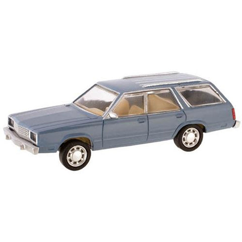 Atlas - 30000039 - 1978 Ford Fairmont Wagon Medium Blue (HO Scale)