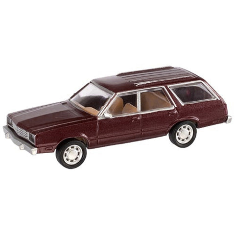 Atlas - 30000151 - 1978 Ford Fairmont Wagon Dark Cordovan Metallic (HO Scale)