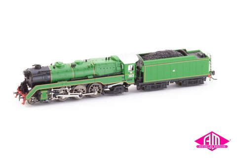 NSW C38 Class Locomotive - 3813 green mid 1960's (N Scale)