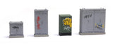 Artitec - NL Switchboxes with Graffiti (HO Scale)