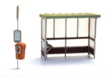 Artitec - Bus Stop 1970s and Later (HO Scale)