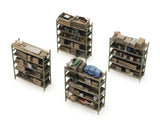 Artitec - Storage Shelves (4pk) (HO Scale)