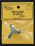 Micro Engineering - 42-104 - Track Gauge - Code 55 - Metal 3 Point (HO Scale)