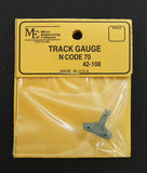 Micro Engineering - 42-108 - Track Gauge - Code 70 - Metal 3 Point (N Scale)