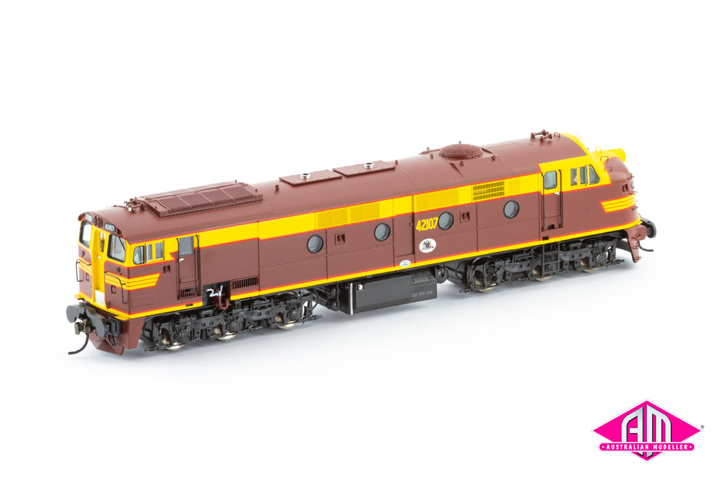421 Class Locomotive 42107 Indian Red, Red Lining & Duck Egg Logo (421 ...