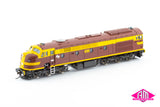 421 Class Locomotive 42101 Indian Red, No Red Lining, White L7 (421-25) HO Scale