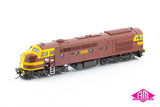 421 Class Locomotive 42103 Indian Red Austerity, White L7 (421-26) HO Scale